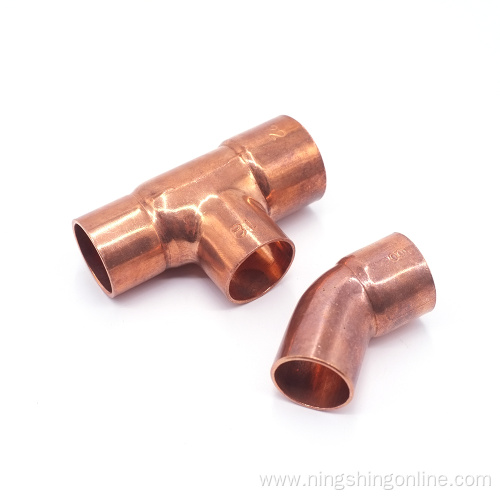 Plumbing copper pipe fittings